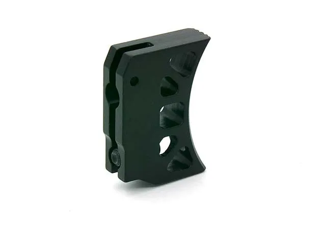 AIP Aluminum Trigger (Type J) for Marui Hi-capa (Black/Long)