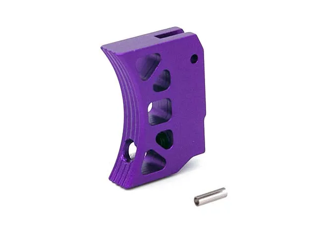 AIP Aluminum Trigger (Type J) for Marui Hi-capa (Purple/Long)