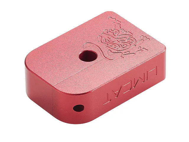 AIP CNC Limcat Puzzle Magazine Base for Marui Hicapa (Red/Large)