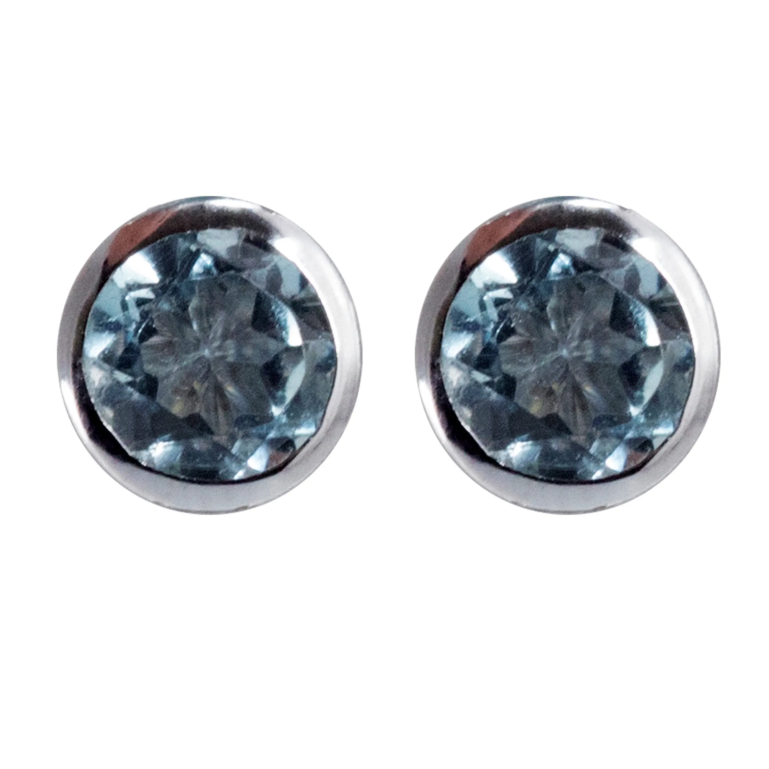 Aura Blue Topaz Earrings