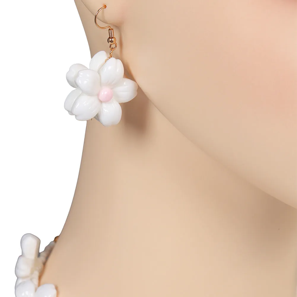 Barbie Collier Boucles d'oreilles Lunette Blanc Accessoires