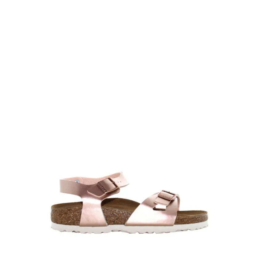 BIRKENSTOCK SANDALO RIO 1012520 ROSA METALLICO