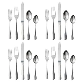 Bistro 20pc Place Setting - Bright Satin