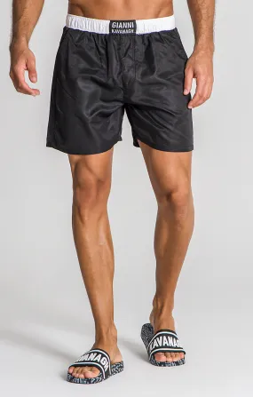 Black Fighter Swimshorts