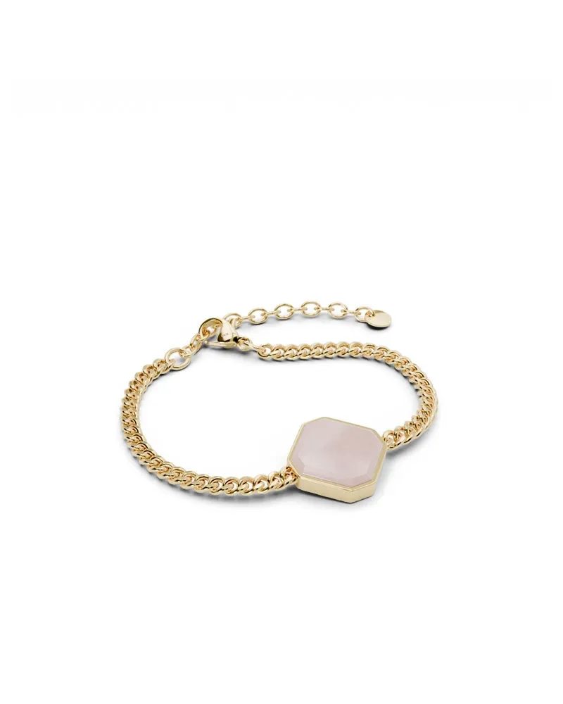 Bundle Armband: Pink Jasper - Gold - Für Sie