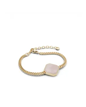 Bundle Armband: Pink Jasper - Gold - Für Sie