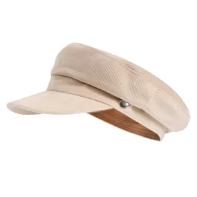 Casquette Gavroche Femme Beige