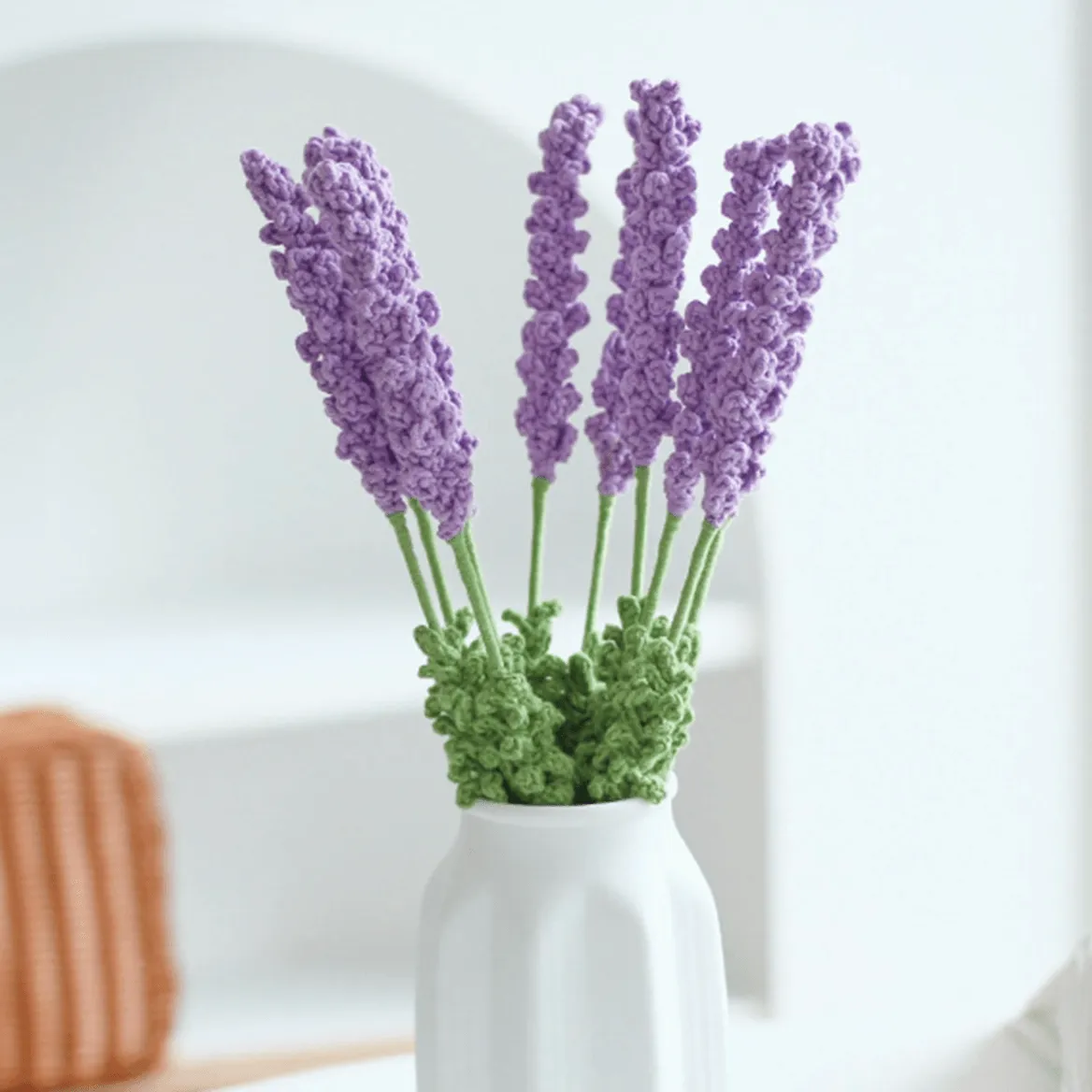 Crochet Faux Lavender Stem