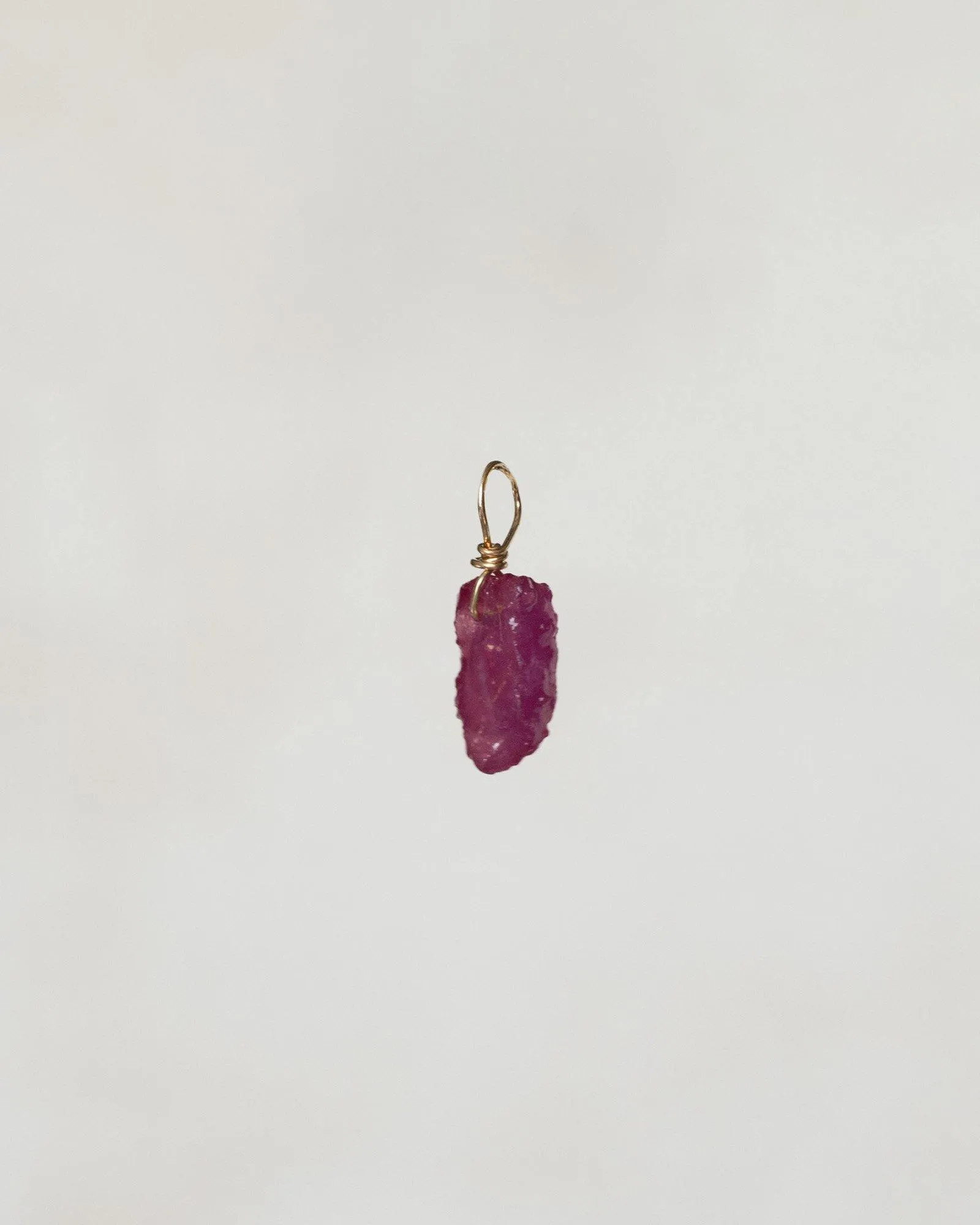 Earring Charm July Ruby Gold Filled