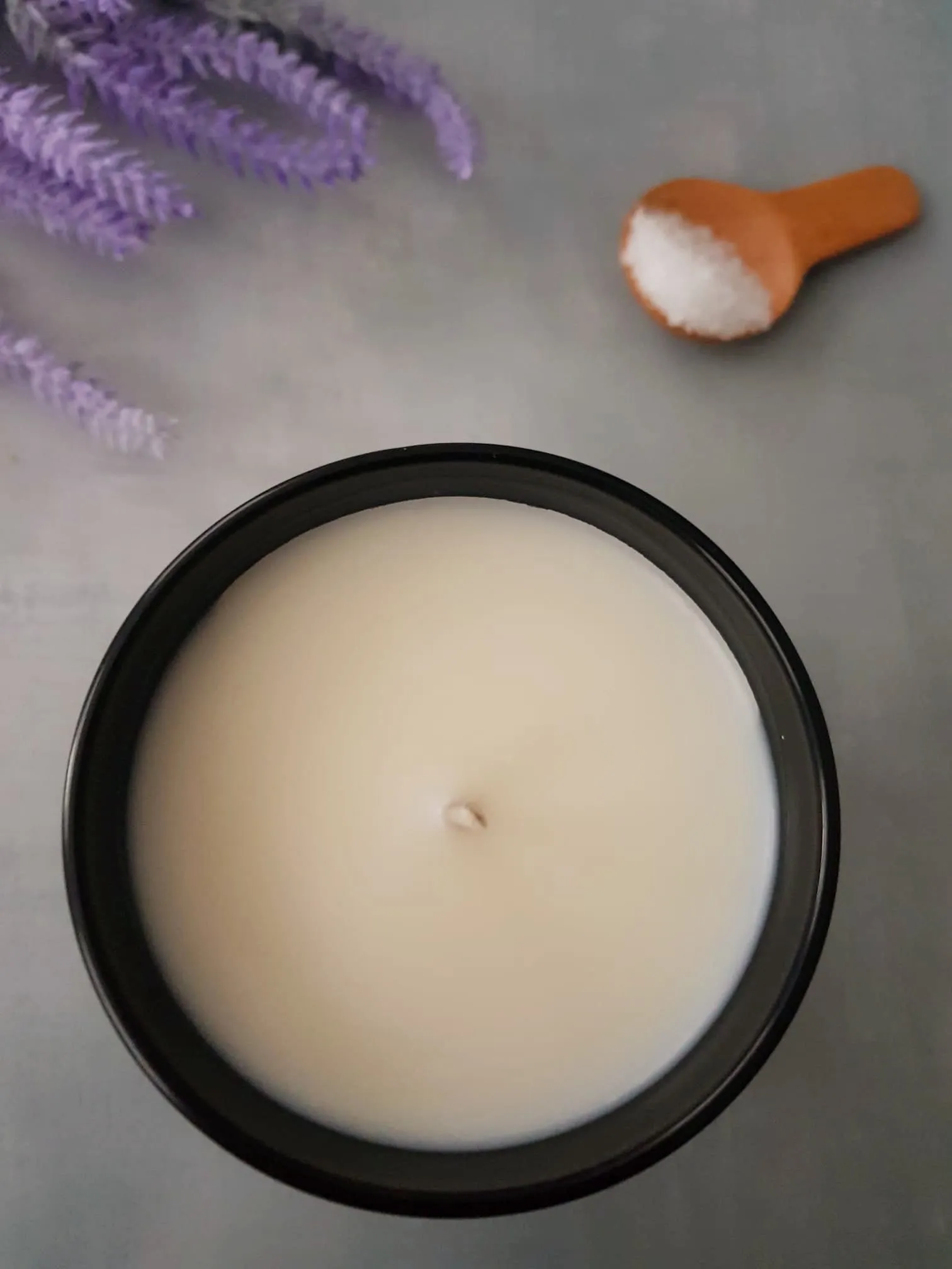 English Lavender & Sea Salt Natural Wax Candle