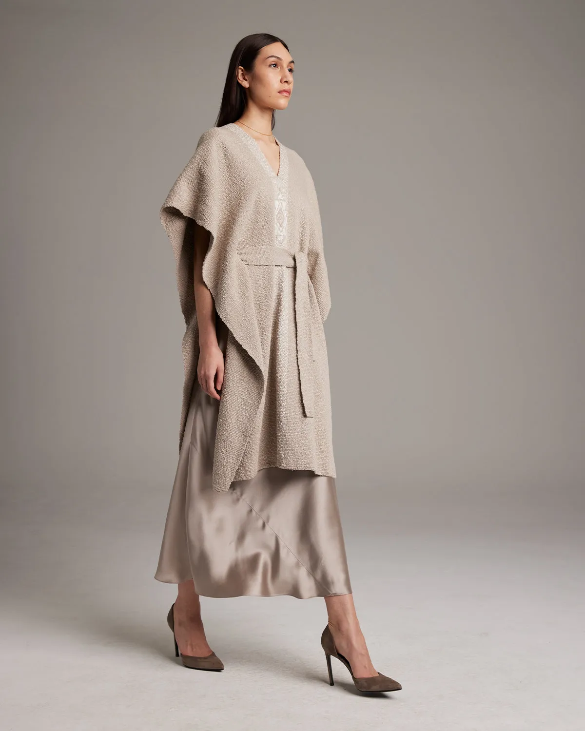 Estrella Kaftan in Textured Cotton