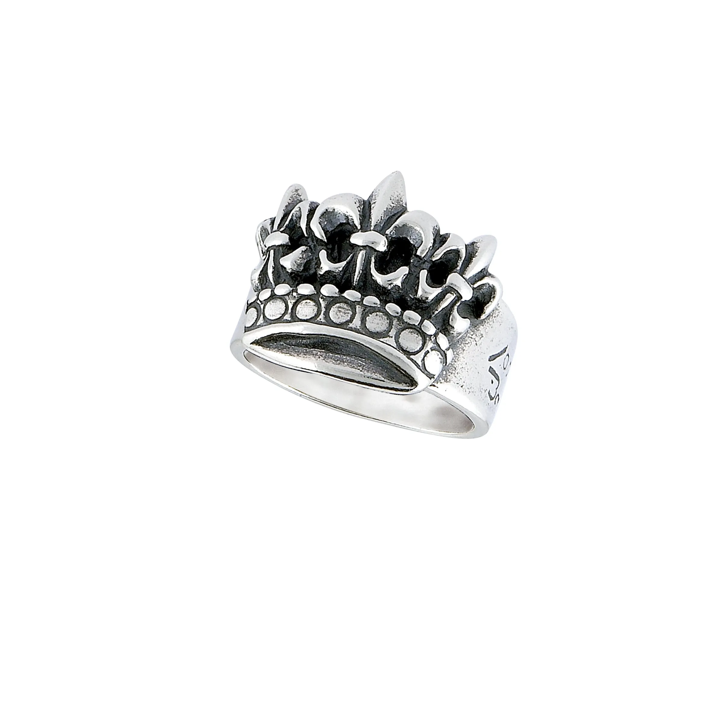 Fleur de Lis Triple Crown Ring