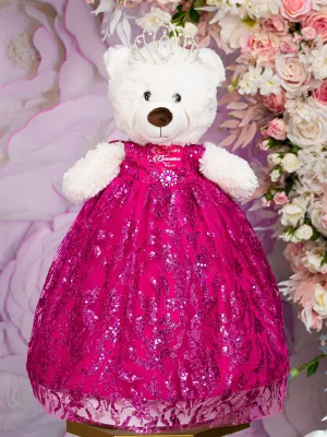 Fuchsia el Ultimo Oso de Peluche for quinceanera