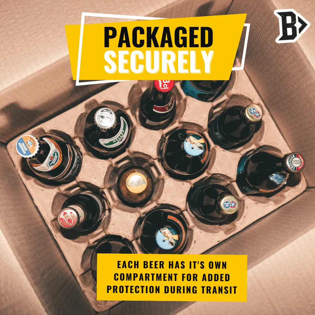 Gluten Free & Vegan Craft Beer Case Gift Set with Glass (12 Pack)