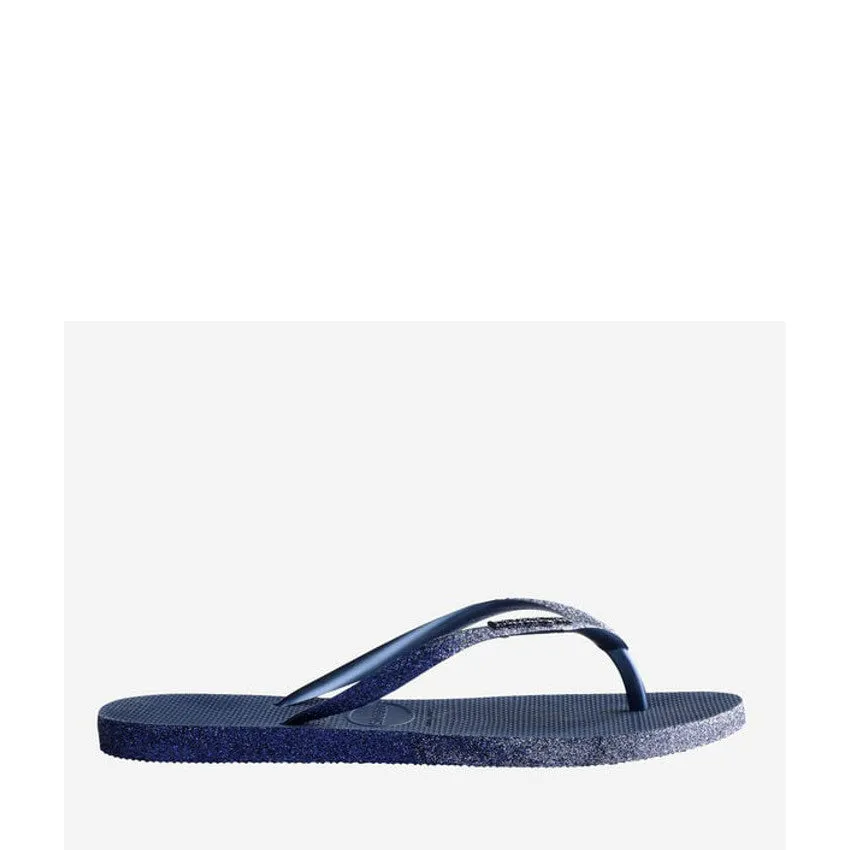 HAVAIANAS INFRADITO SLIM SPARKLE ME 4146093.0555 NAVY BLUE