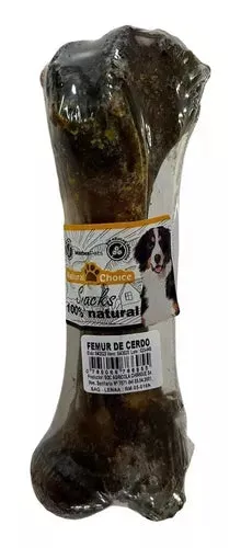 Hueso Fémur De Cerdo Snack 100% Natural Para Perros