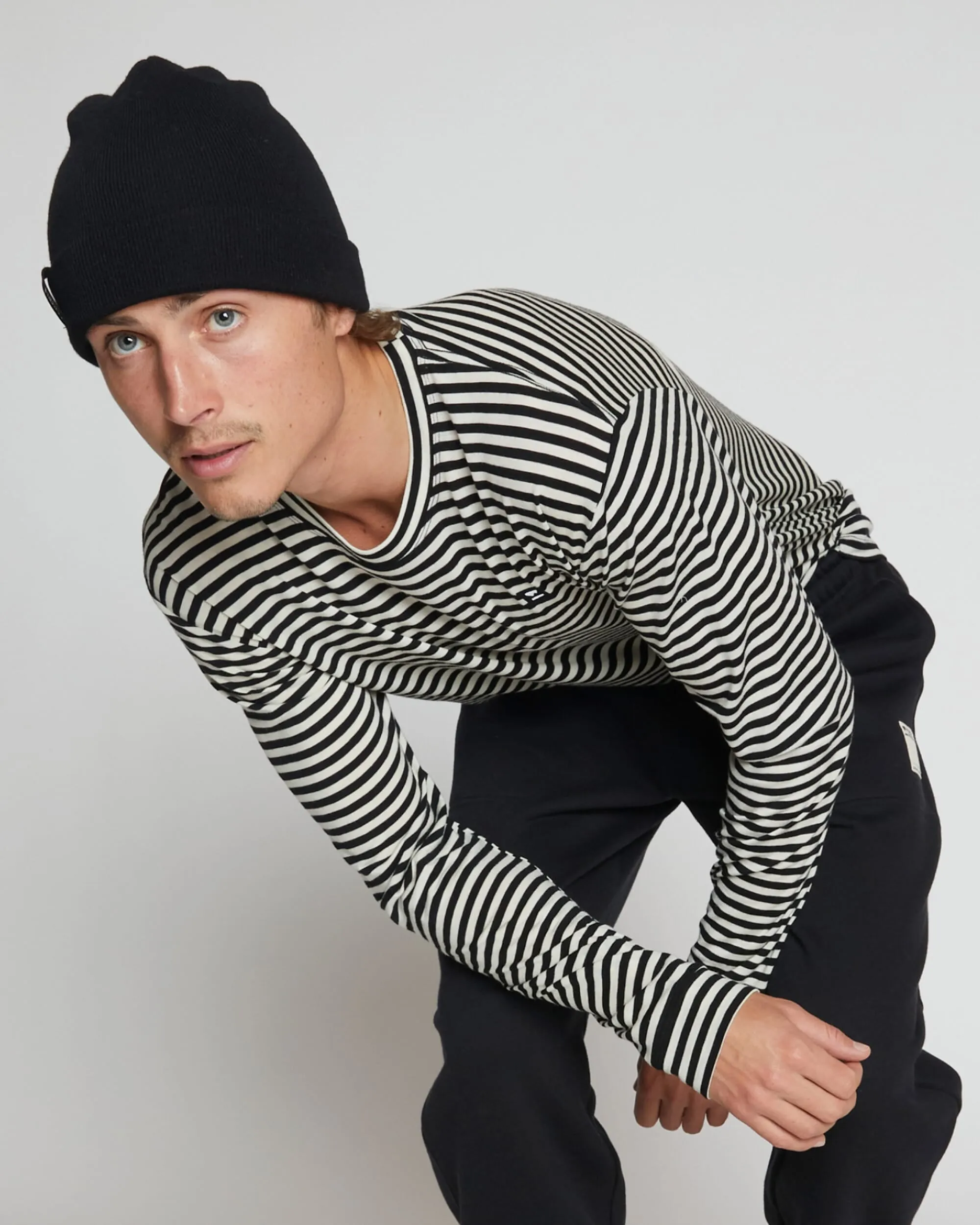 Icon Merino Classic Long Sleeve - Stripe