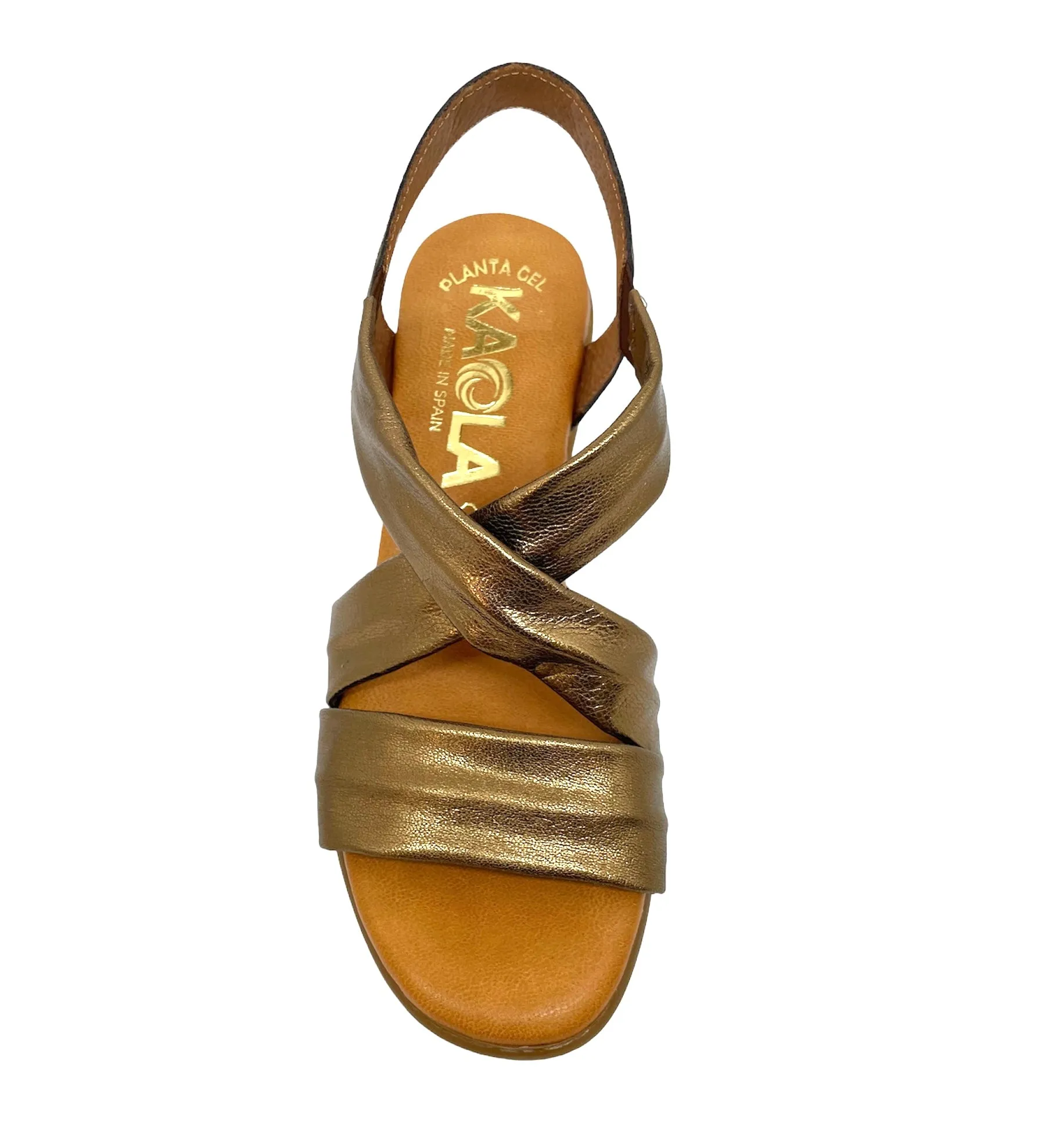 KAOLA 1271 Bronze Nu pied sandales