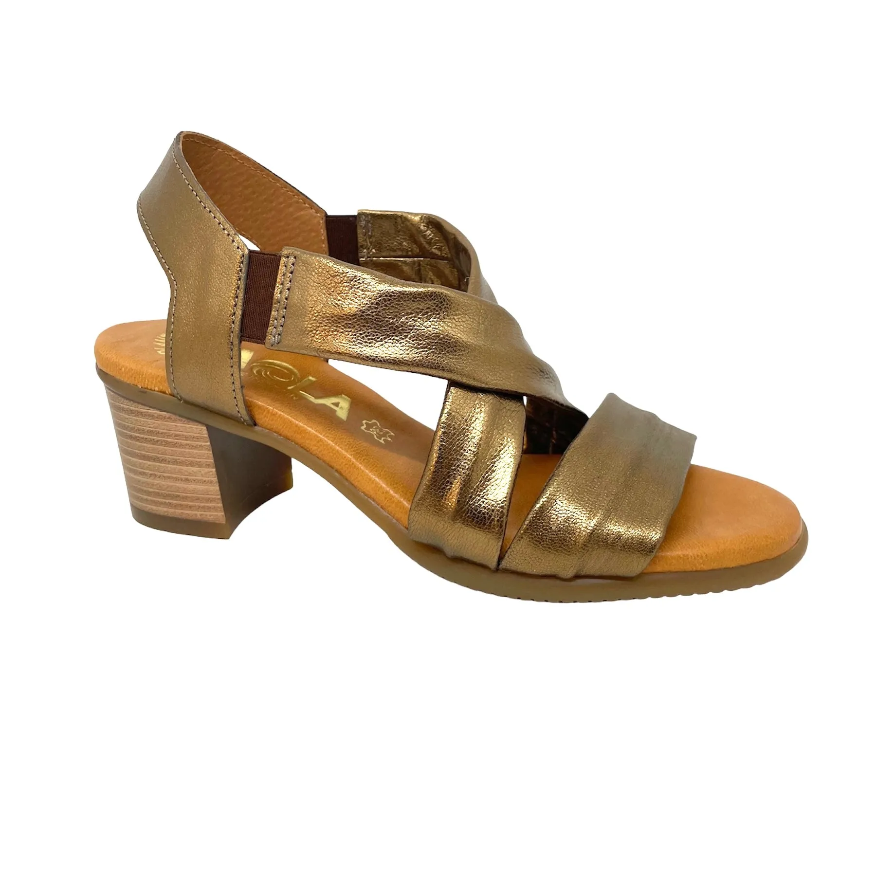 KAOLA 1271 Bronze Nu pied sandales