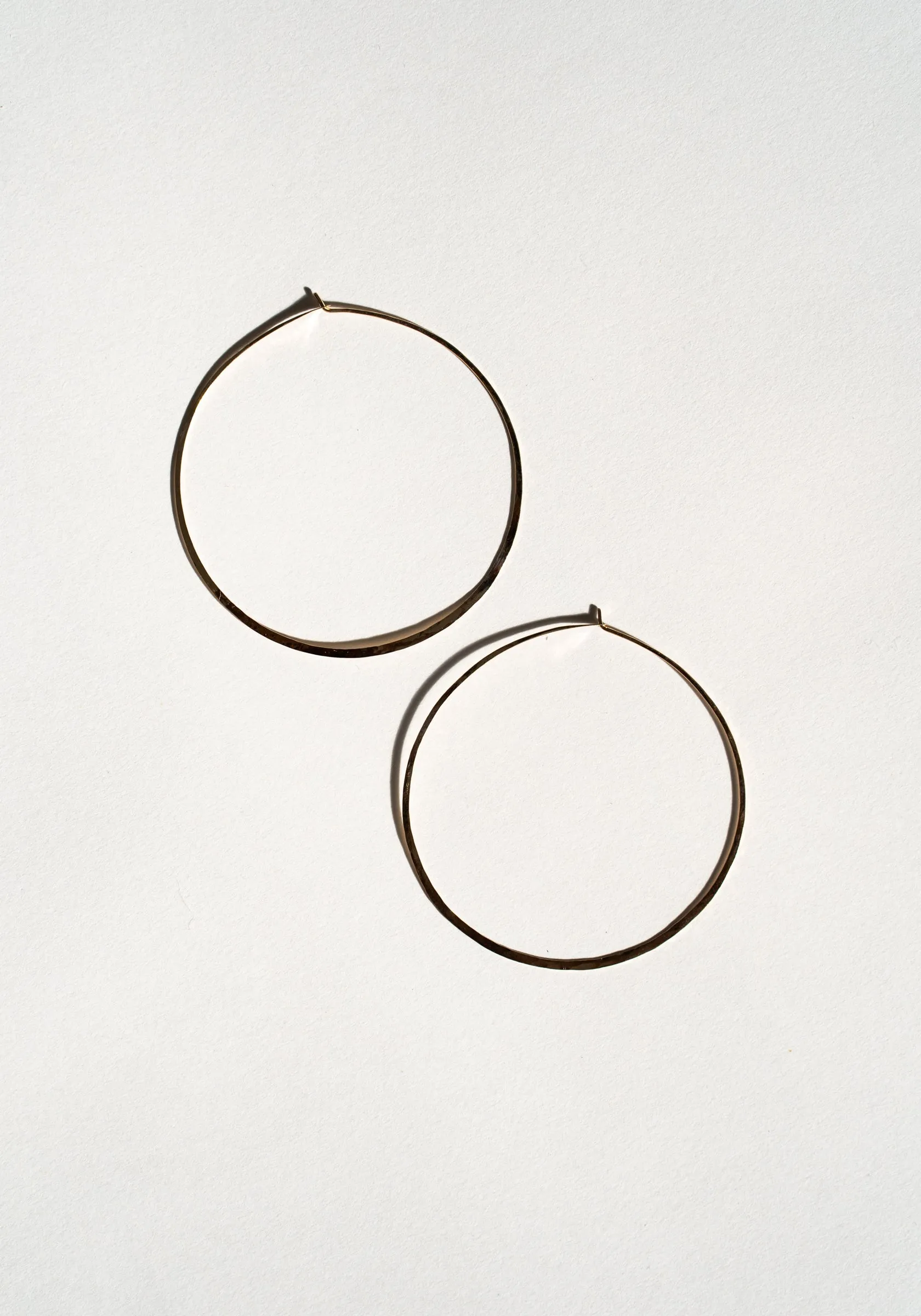 Large Hammered Hoops