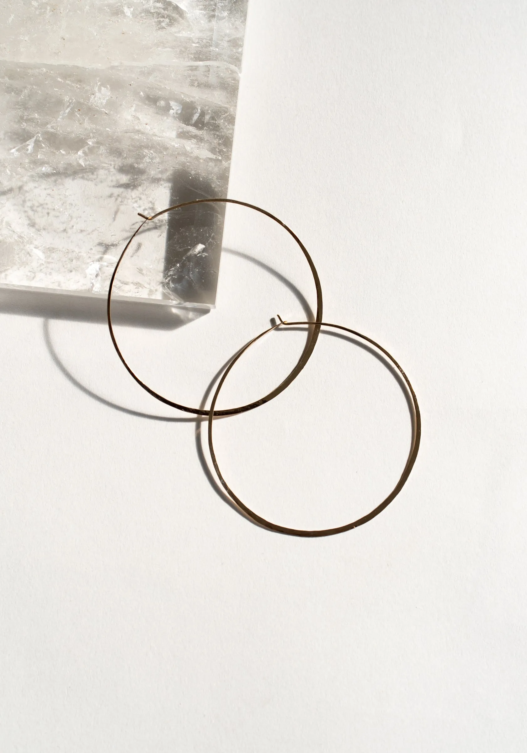 Large Hammered Hoops