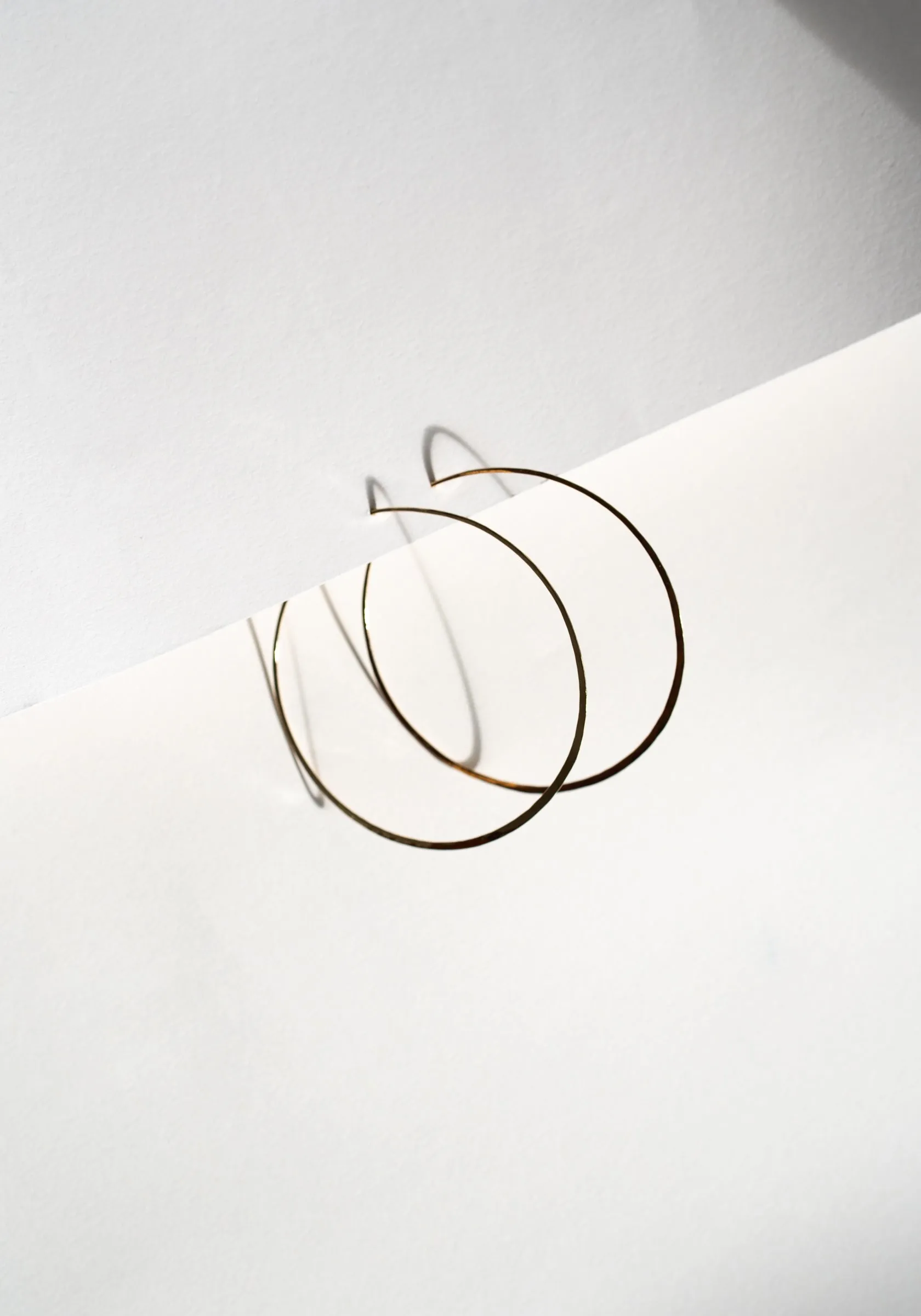 Large Hammered Hoops