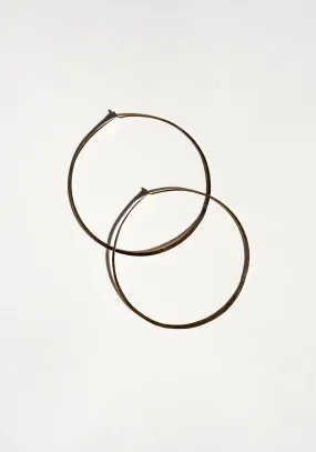 Large Hammered Hoops