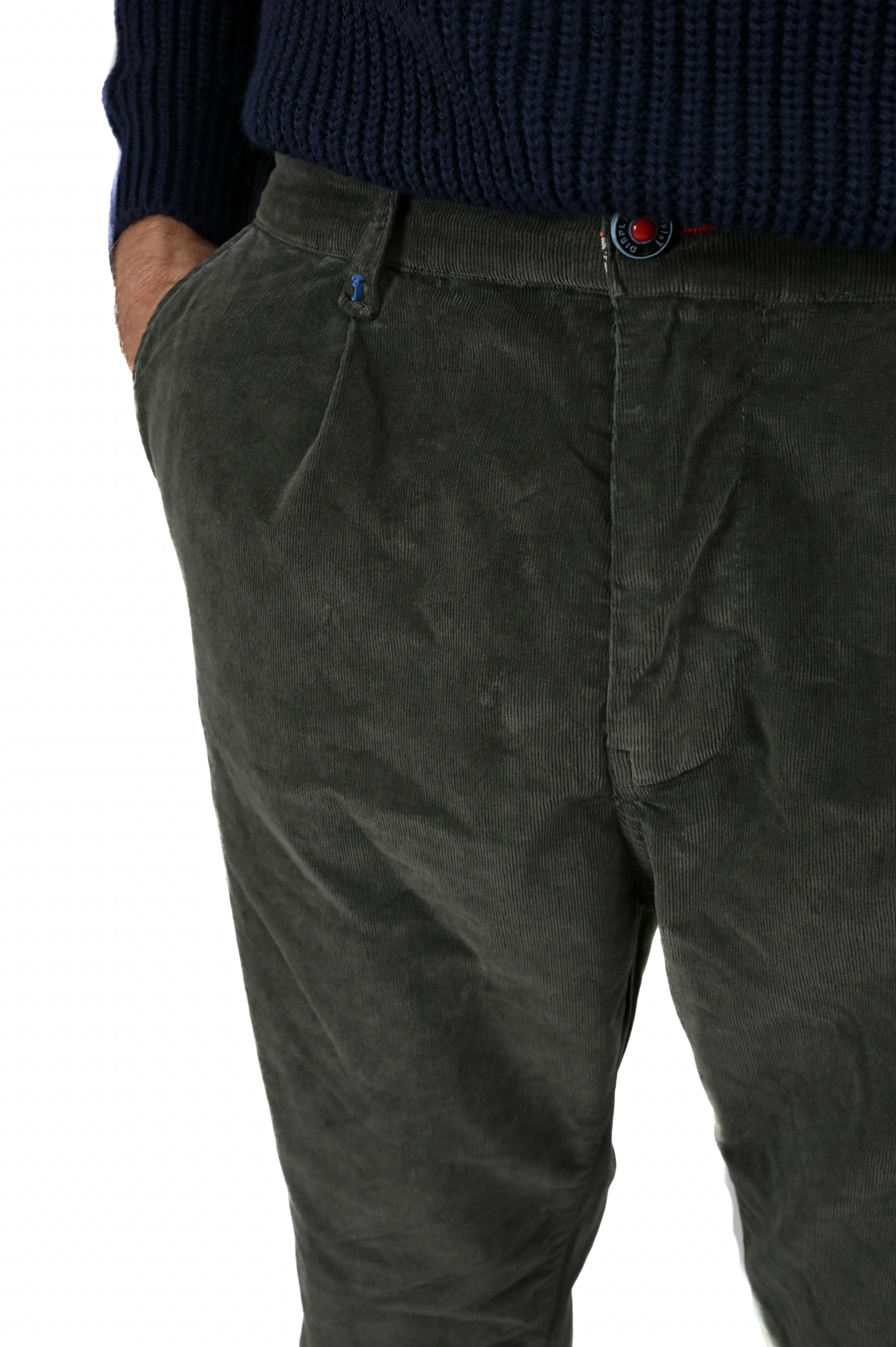 Pantaloni in velluto tapered New Private Jumbo FW23/24