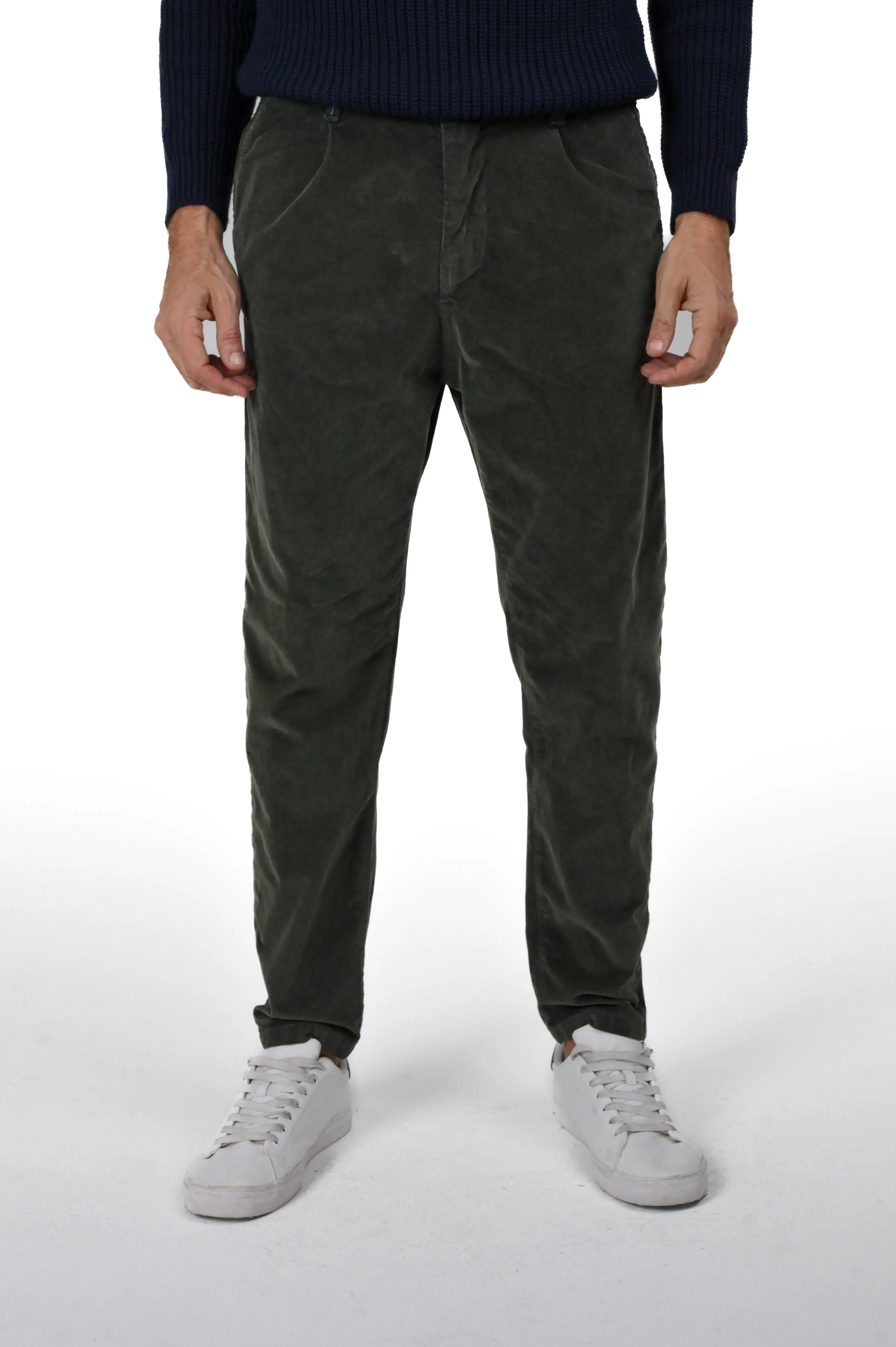 Pantaloni in velluto tapered New Private Jumbo FW23/24