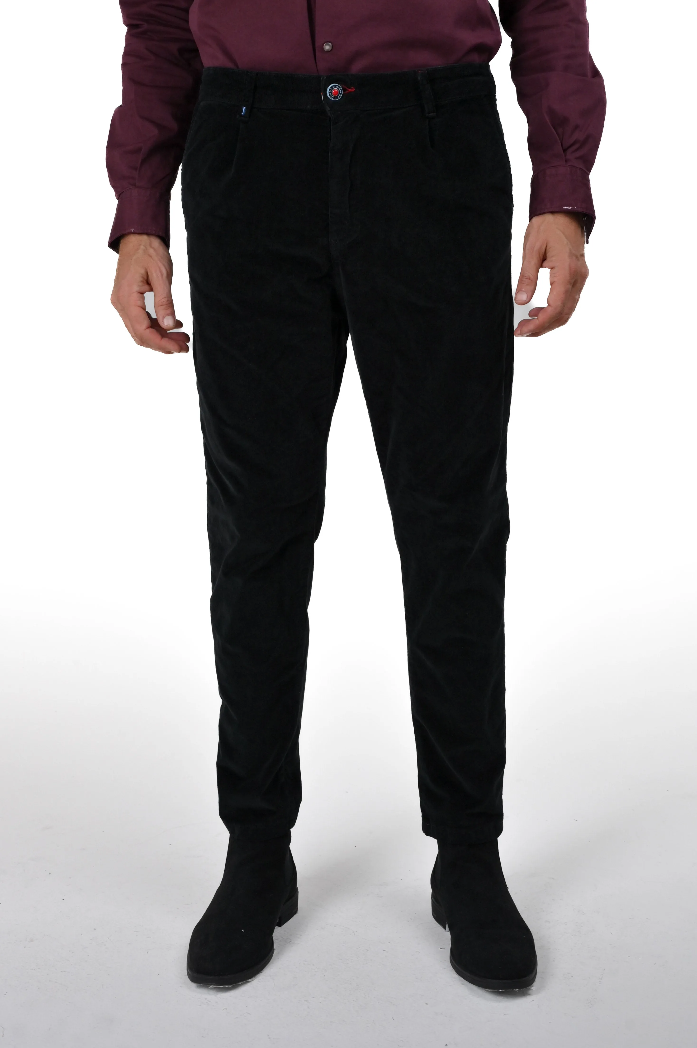 Pantaloni in velluto tapered New Private Jumbo FW23/24