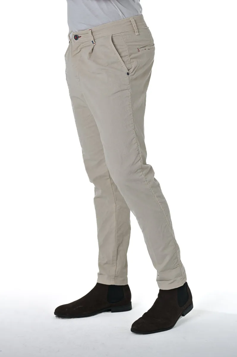 Pantaloni in velluto tapered New Private Jumbo FW23/24