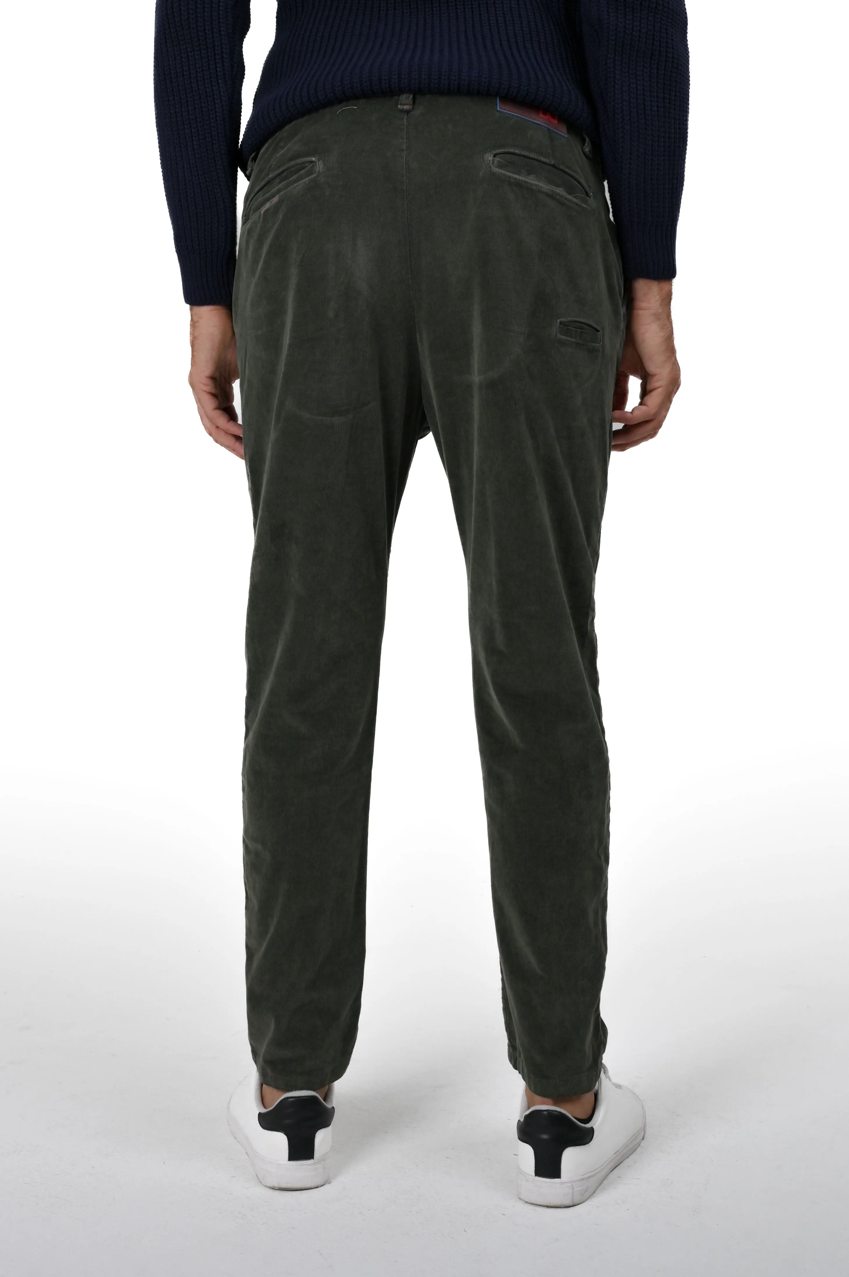 Pantaloni in velluto tapered New Private Jumbo FW23/24