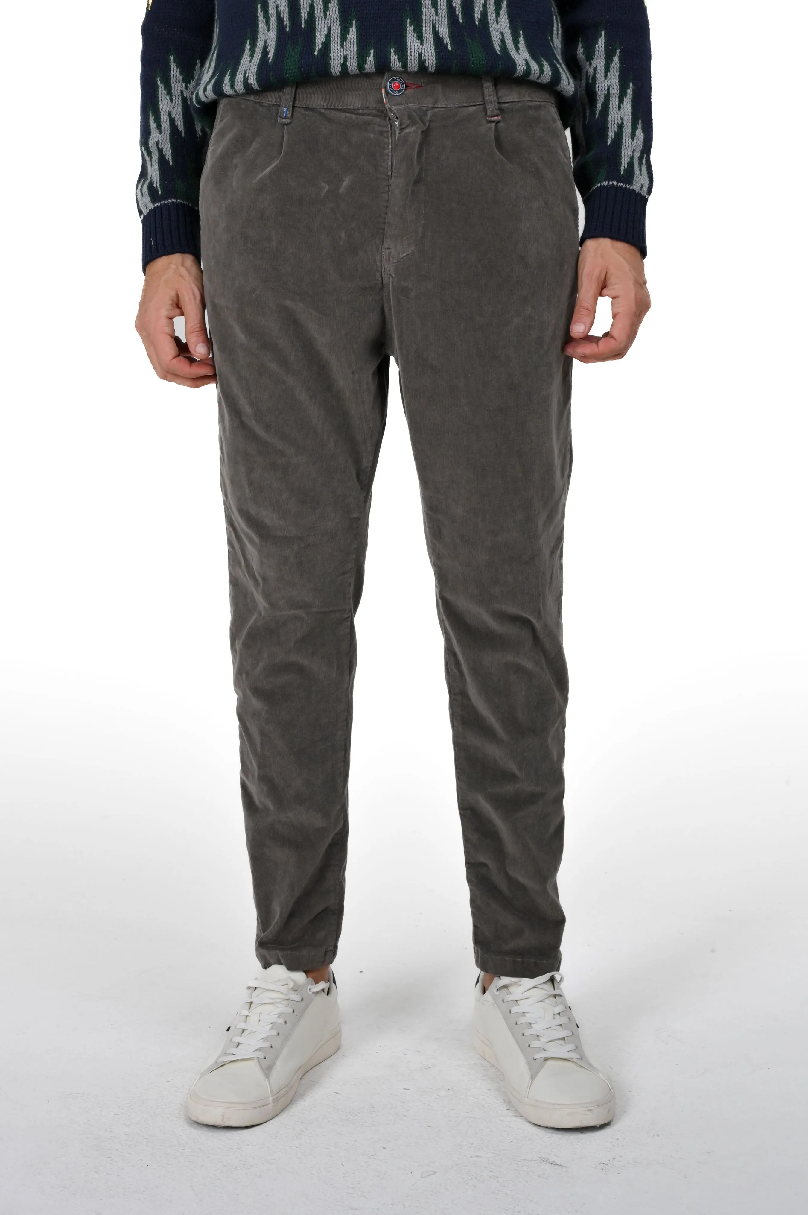 Pantaloni in velluto tapered New Private Jumbo FW23/24