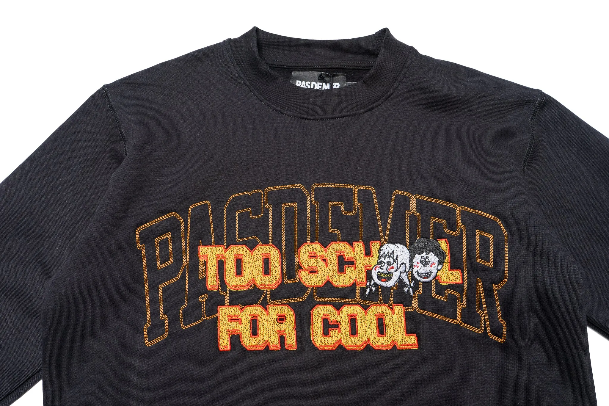 Pas de Mer Too School Sweatshirt "Black"