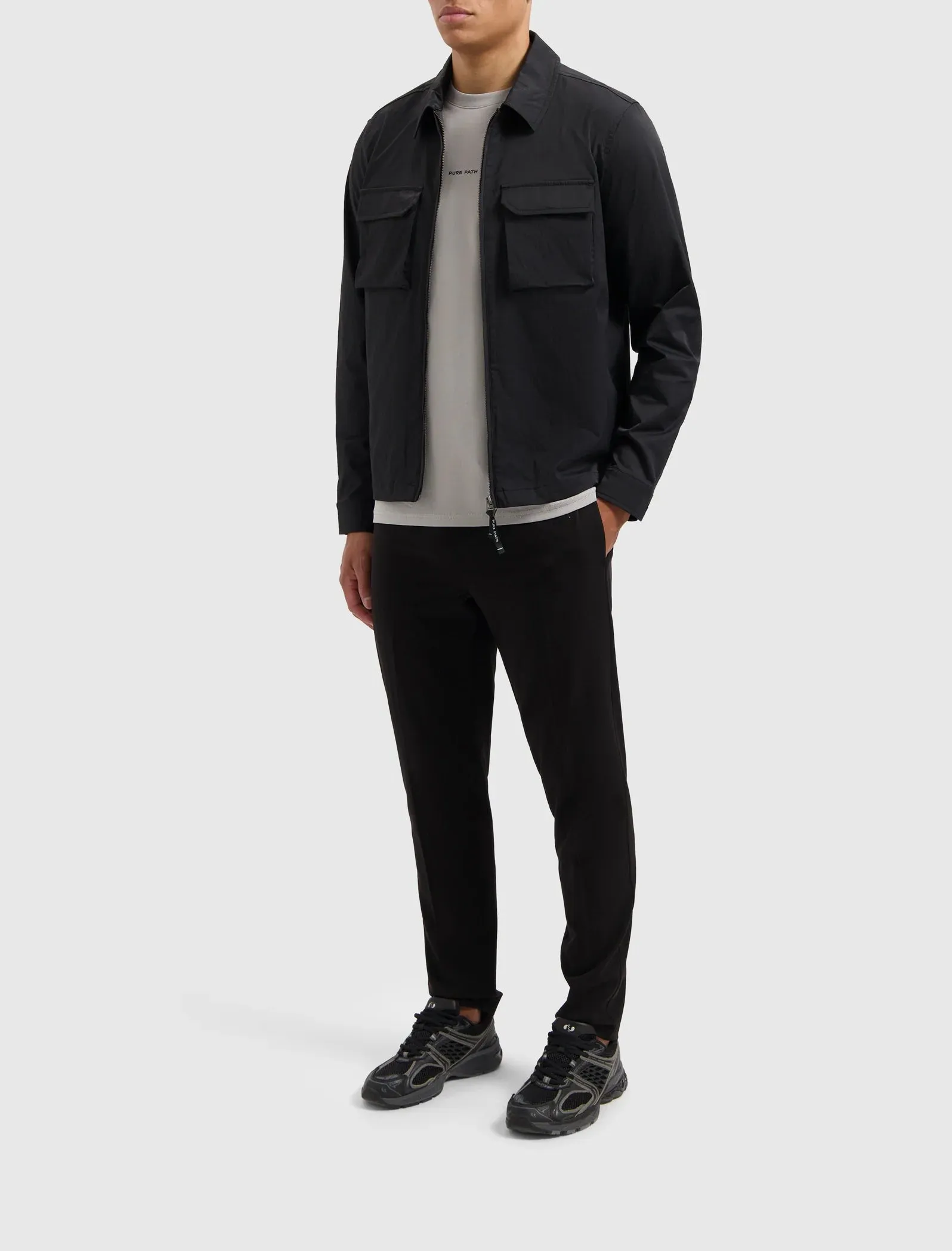 Pure Path Crepe Stretch Overshirt