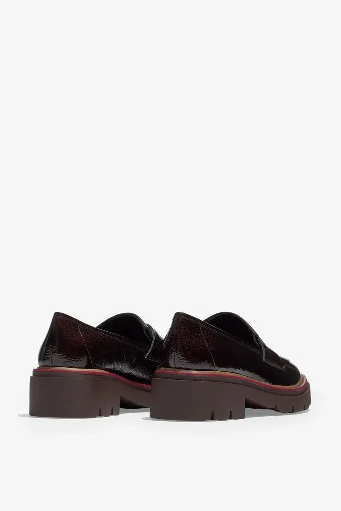 REGARDE LE CIEL | MOCASINES MUJER | GINEVRA ROCK BORDEAUX | ROJO