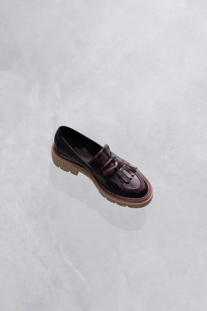 REGARDE LE CIEL | MOCASINES MUJER | GINEVRA ROCK BORDEAUX | ROJO