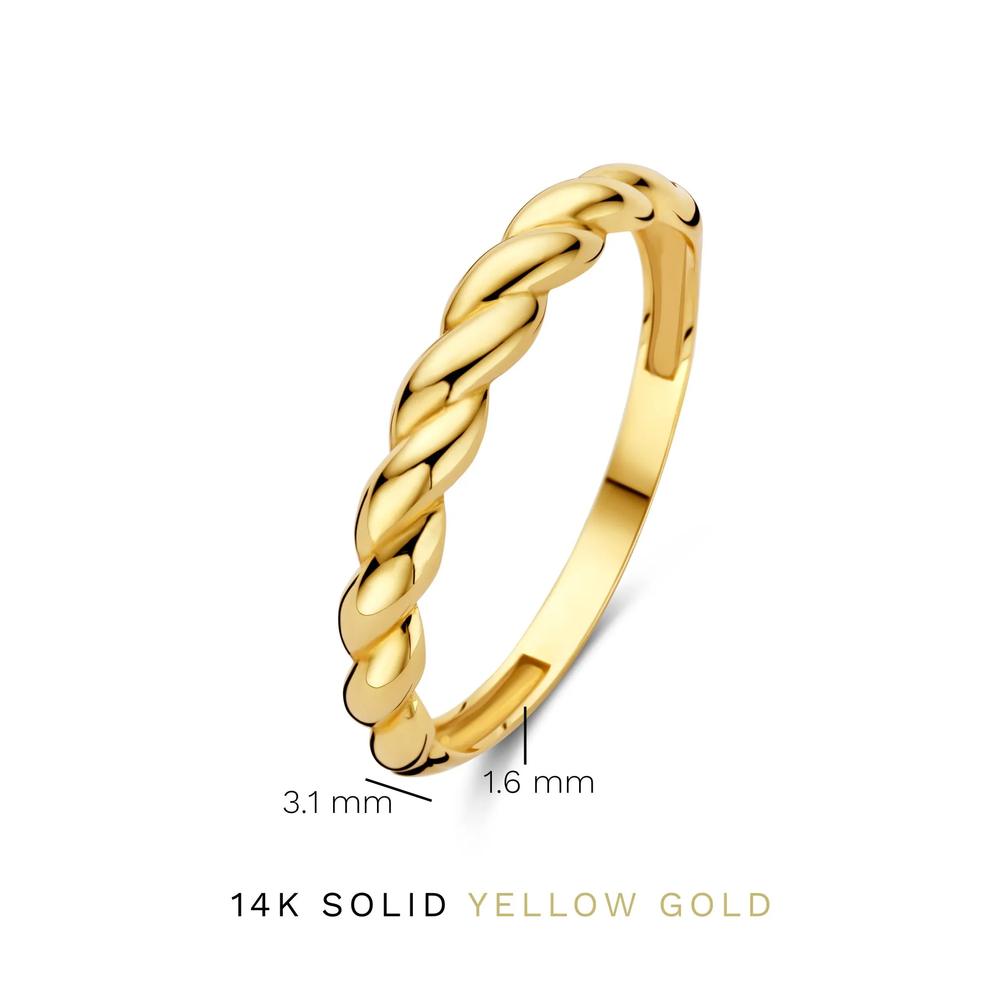 Rivoli Laurance 14 karat gold ring