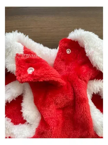 Ropa De Navidad Rojo Diseño Guantes Para Mascotas