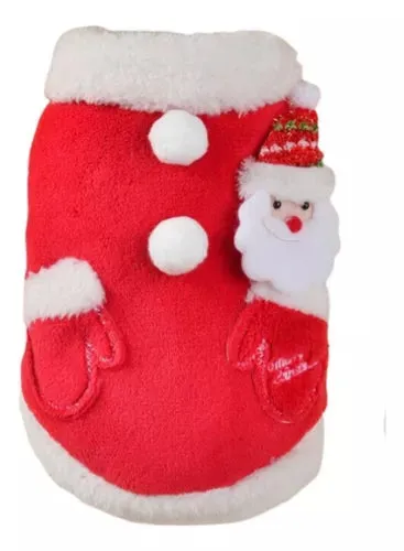 Ropa De Navidad Rojo Diseño Guantes Para Mascotas