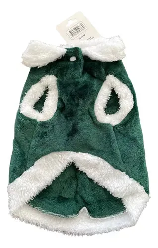 Ropa De Navidad Verde Diseño Guantes Para Mascotas