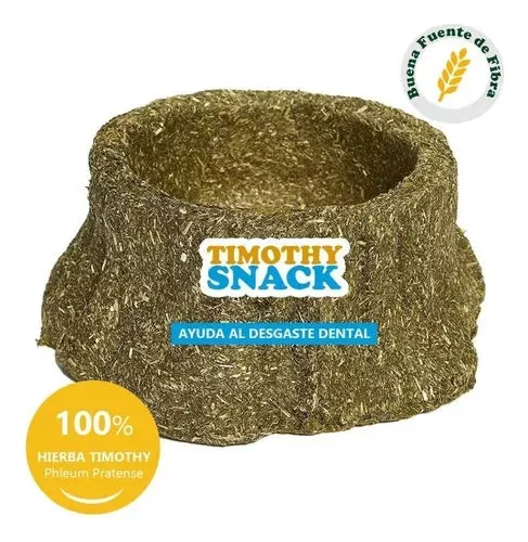 Snack Bowl Timothy Para Conejos Y Roedores M