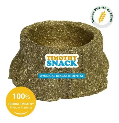 Snack Bowl Timothy Para Conejos Y Roedores S