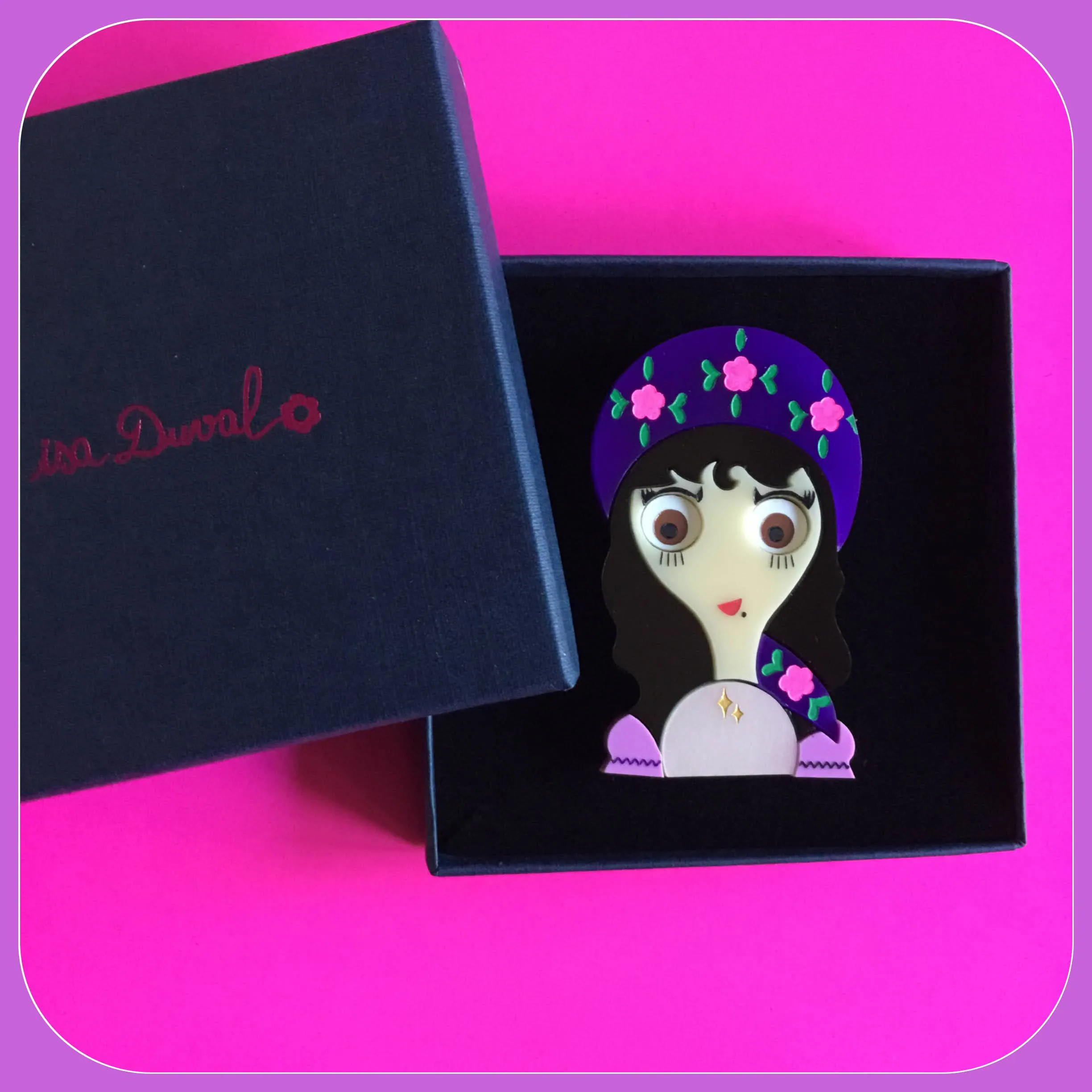 SYBIL The Fortune Teller Acrylic Brooch