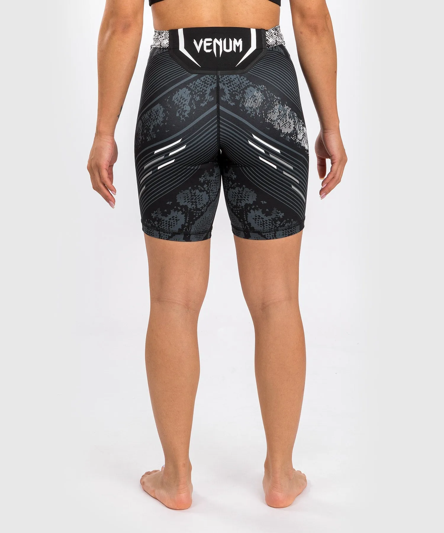 UFC Adrenaline by Venum Personalized Authentic Fight Night Women’s Vale Tudo Short - Long Fit - Black