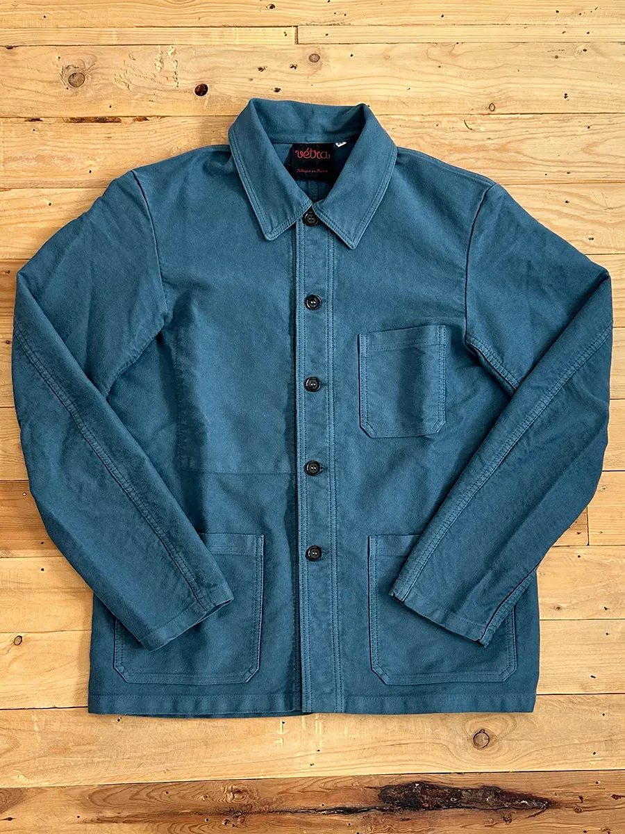 Vetra French Chore Jacket Thyme Moleskin